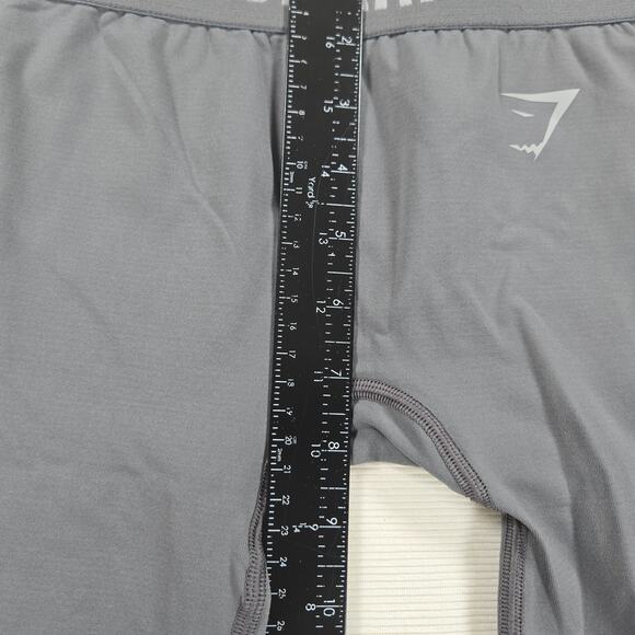 Gymshark Low Rise Fit Seamless Athletic Gray Leggings Women's Size Small - Picture 3 of 6